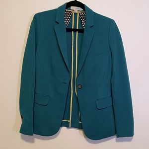 Boden Emerald Green Single Button Blazer Size 8